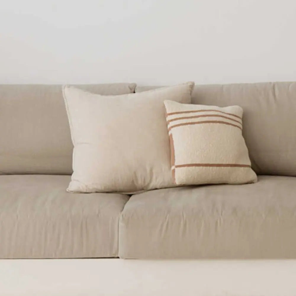 LORENA CANALS - Coussin En Tricot Duetto Powder - Naturel