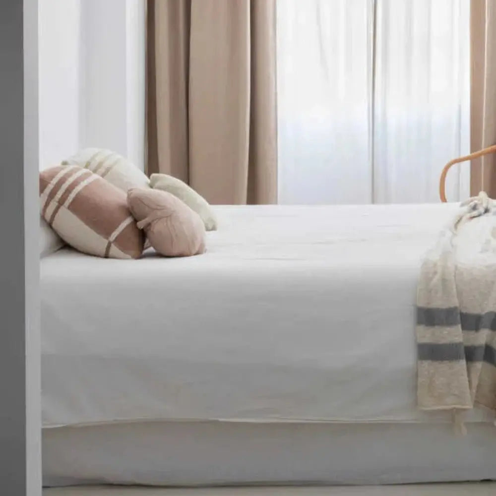 LORENA CANALS - Coussin En Tricot Duetto Powder - Naturel