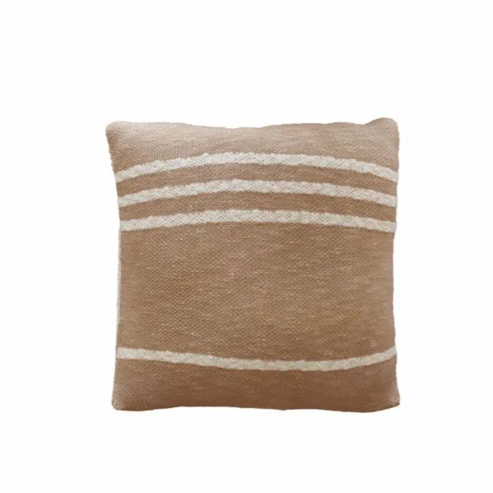 LORENA CANALS - Coussin En Tricot Duetto Powder - Naturel