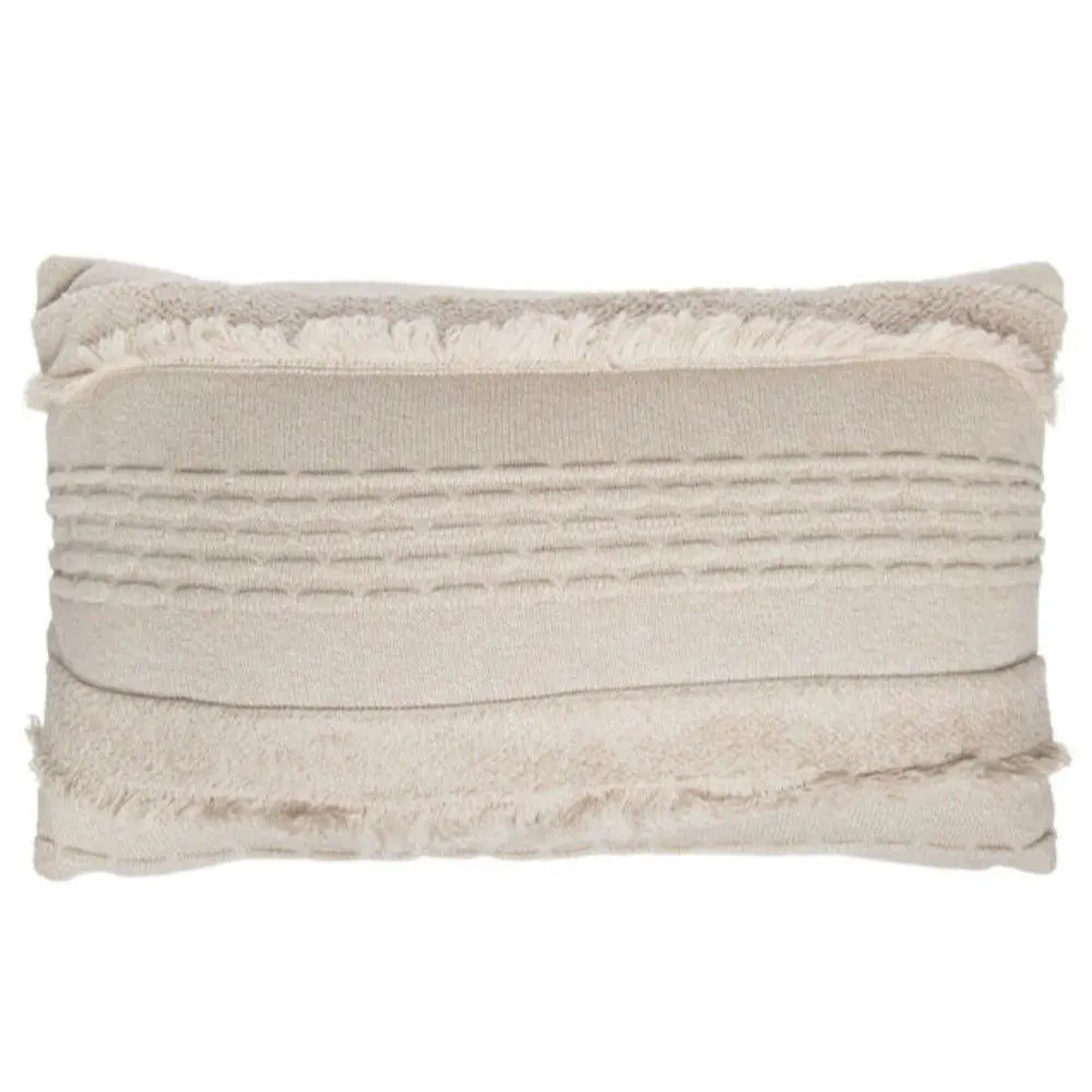 LORENA CANALS - Coussin Tricot Air Dune Blanc