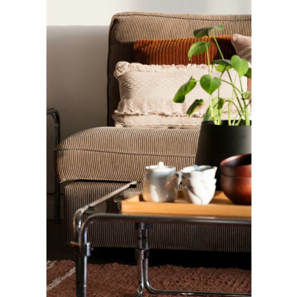 LORENA CANALS - Coussin Tricot Air Dune Blanc