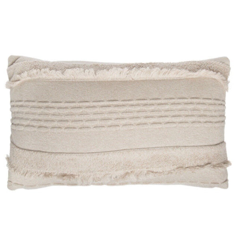 LORENA CANALS - Coussin Tricot Air Dune Blanc