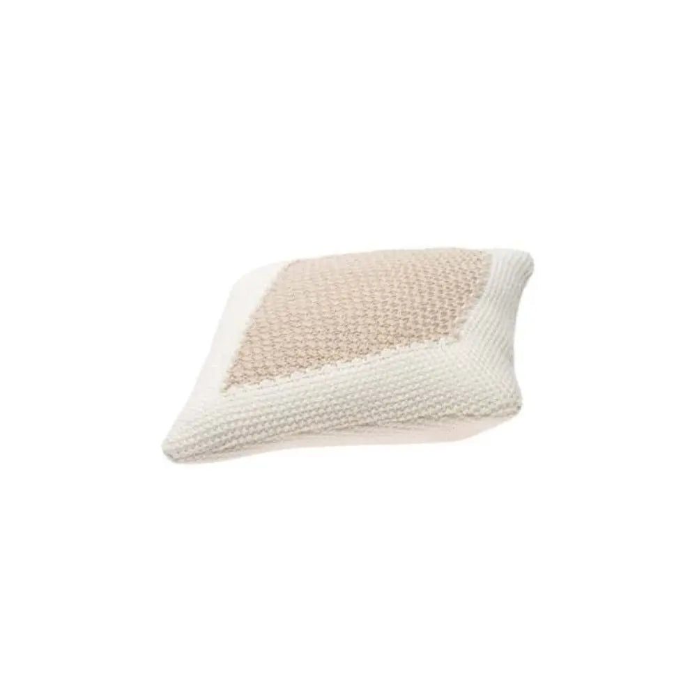 LORENA CANALS - Coussin Tricot Candy Ivoire - Lin