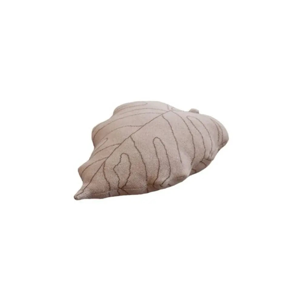 LORENA CANALS - Coussin Tricoté Babyleaf Rose Beige