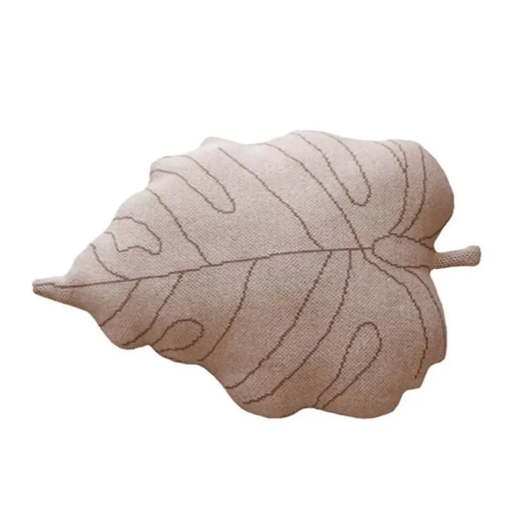 LORENA CANALS - Coussin Tricoté Babyleaf Rose Beige