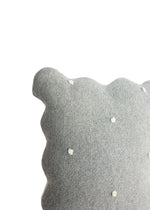 LORENA CANALS - Coussin Tricoté Biscuit Gris
