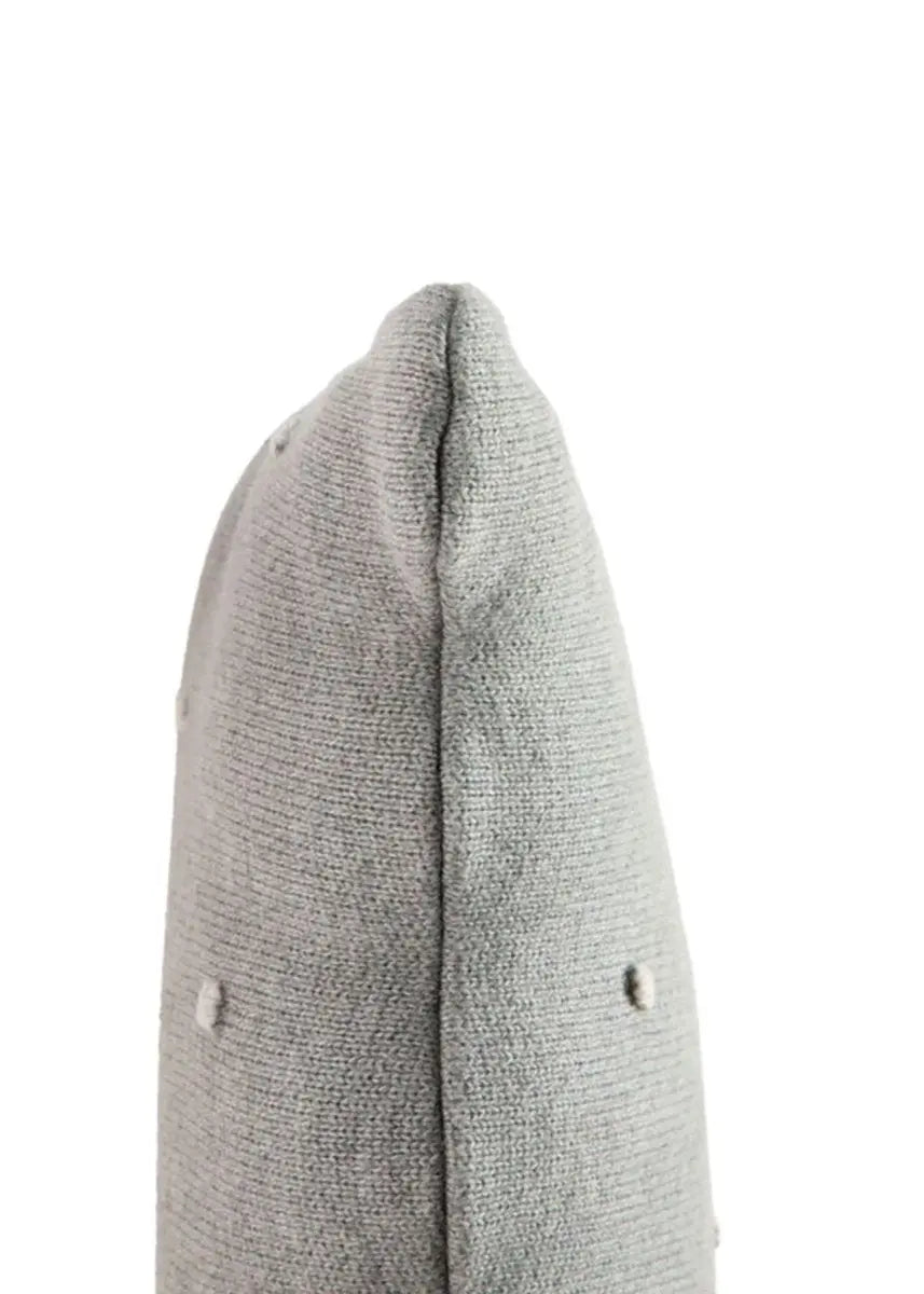 LORENA CANALS - Coussin Tricoté Biscuit Gris