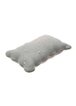 LORENA CANALS - Coussin Tricoté Biscuit Gris