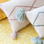 LORENA CANALS - Coussin Tricoté Little Oasis Nat - Rose Pâle