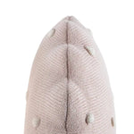 LORENA CANALS - Coussin Tricoté Rond Biscuit Rose Perle