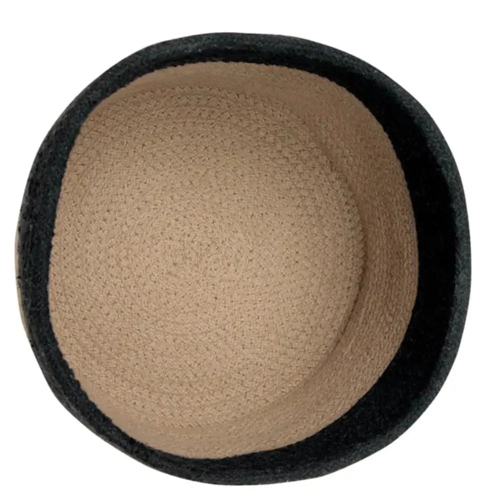 LORENA CANALS - Panier Dual Noir - Lin