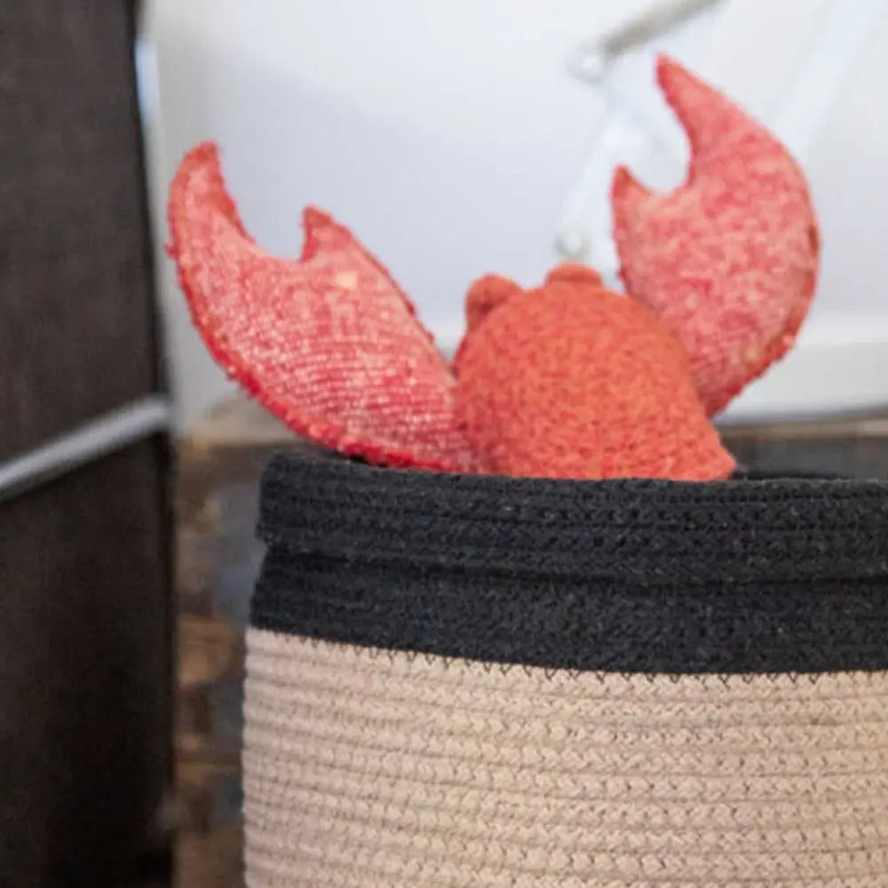 LORENA CANALS - Panier Dual Noir - Lin