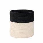 LORENA CANALS - Panier Dual Noir - Naturel