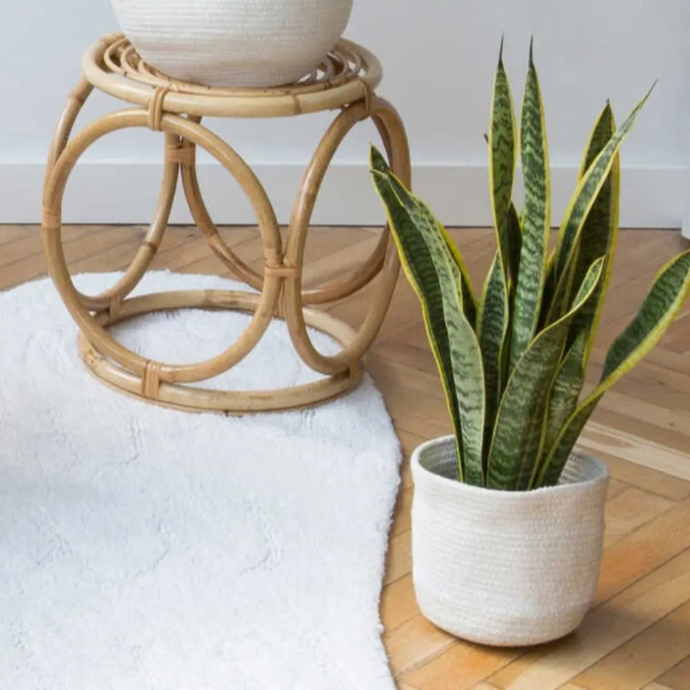 LORENA CANALS - Panier Mini Tricolore Ivoire