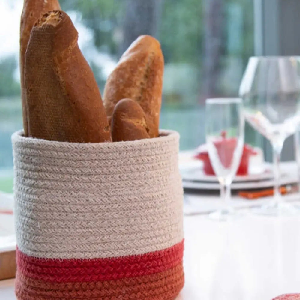 LORENA CANALS - Panier Mini Tricolore Naturel