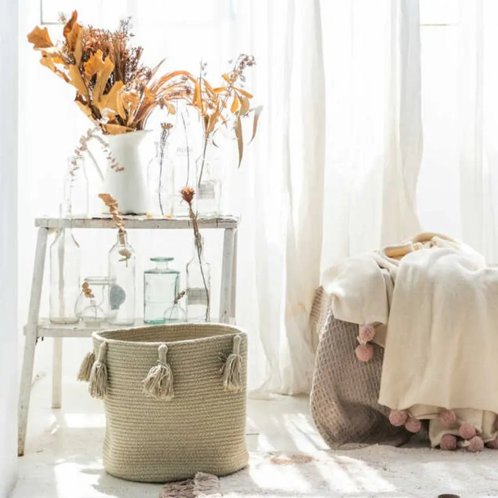 LORENA CANALS - Panier Woody Olive