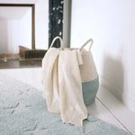LORENA CANALS - Panier Zoco Vintage Bleu - Naturel