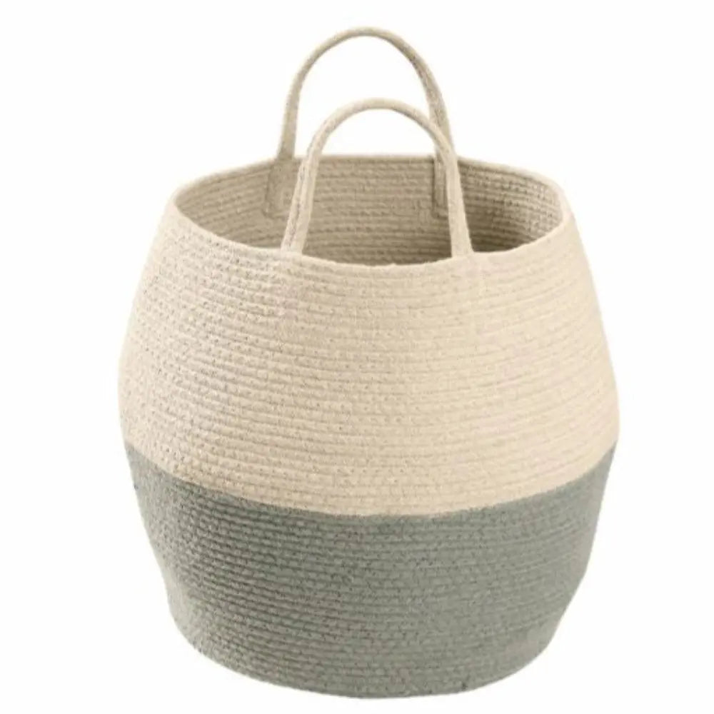 LORENA CANALS - Panier Zoco Vintage Bleu - Naturel