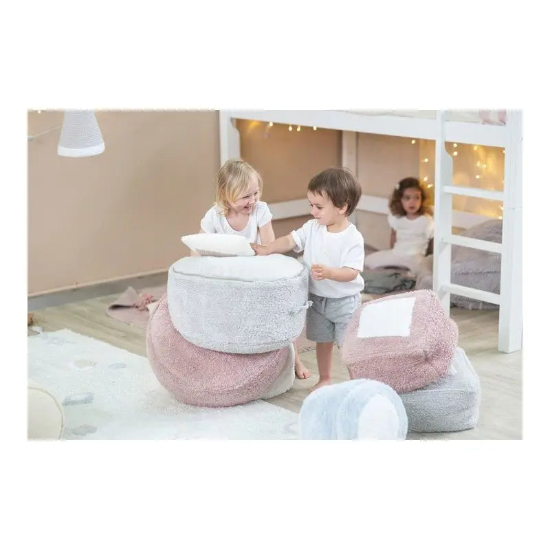 LORENA CANALS - Pouf Chill Gris Perle
