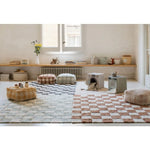 LORENA CANALS - Pouf Vichy Blue Sage