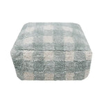 LORENA CANALS - Pouf Vichy Blue Sage