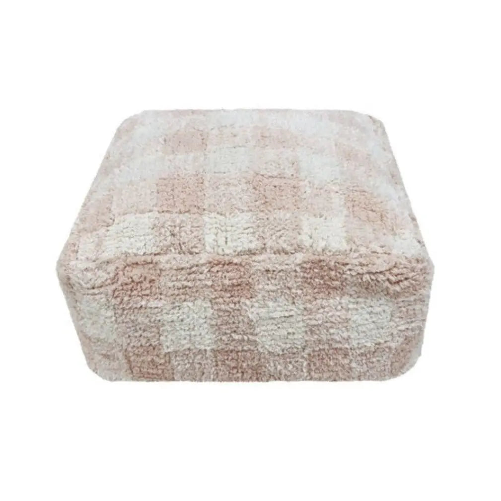 LORENA CANALS - Pouf Vichy Rose