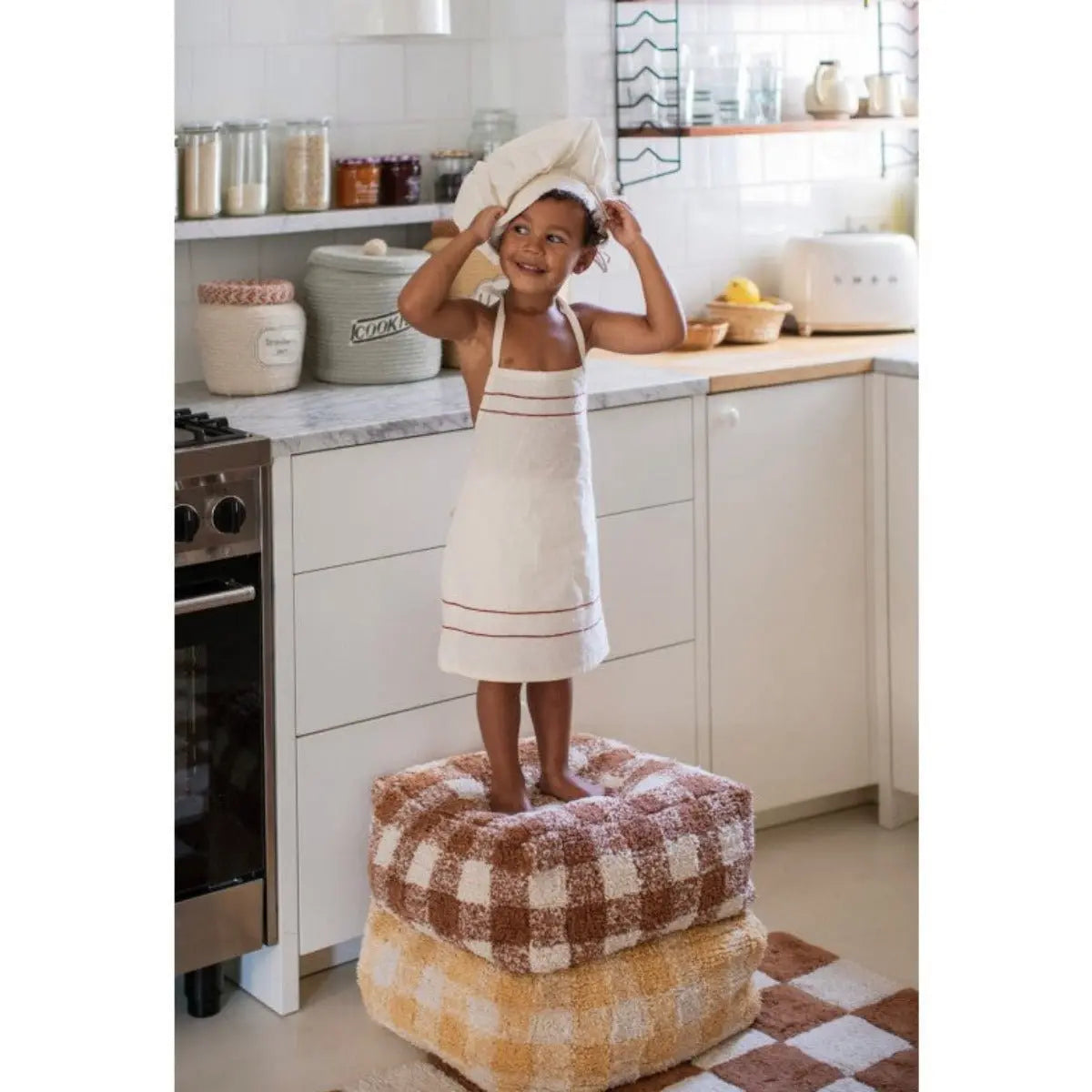 LORENA CANALS - Pouf Vichy Toffee