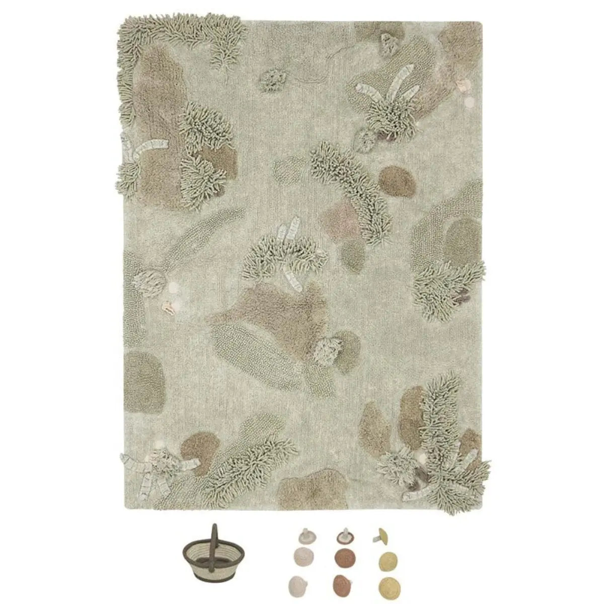 LORENA CANALS - Tapis de Jeux Lavable Mushroom Forest 120 X 160 cm