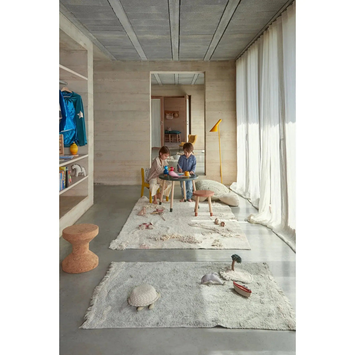 LORENA CANALS - Tapis De Jeux Lavable - Waves 90 X 130 cm