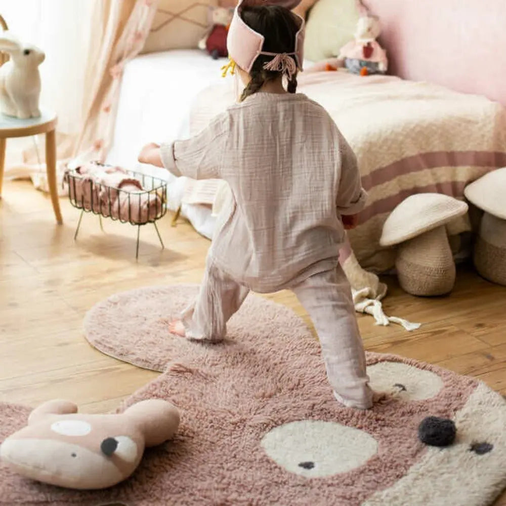 LORENA CANALS - Tapis En Laine Miss Mighty Mouse 120 X 120 cm