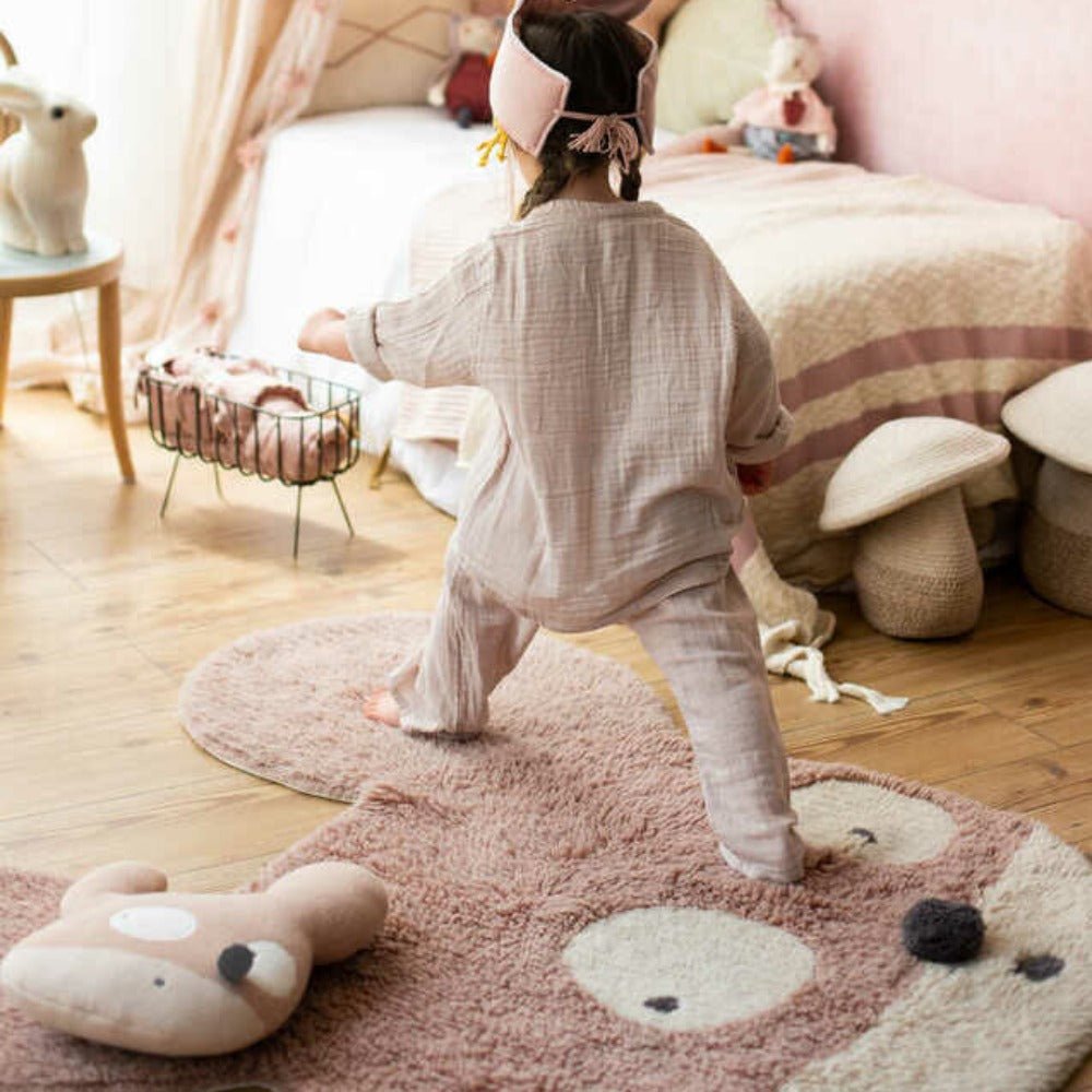 LORENA CANALS - Tapis En Laine Miss Mighty Mouse 120 X 120 cm
