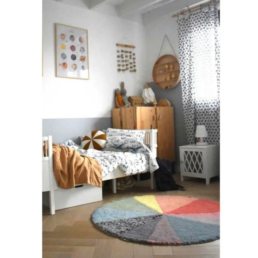 LORENA CANALS - Tapis En Laine Pie Chart 120 X 120 Cm