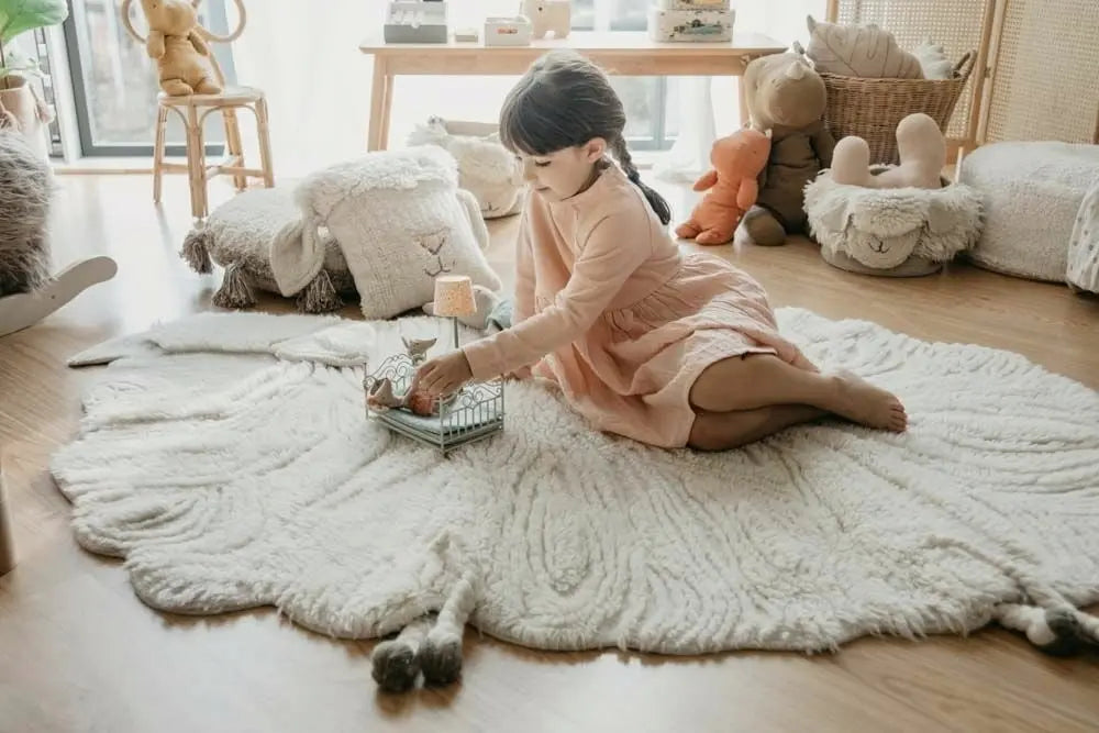 LORENA CANALS - Tapis En Laine Pink Nose Sheep 120 X 170 cm