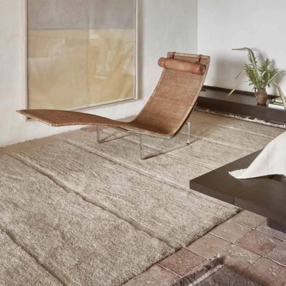 LORENA CANALS - Tapis En Laine Steppe - Sheep Beige