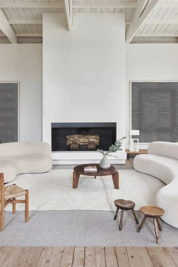 LORENA CANALS - Tapis En Laine Tundra - Mouton Blanc 80 X 140 cm