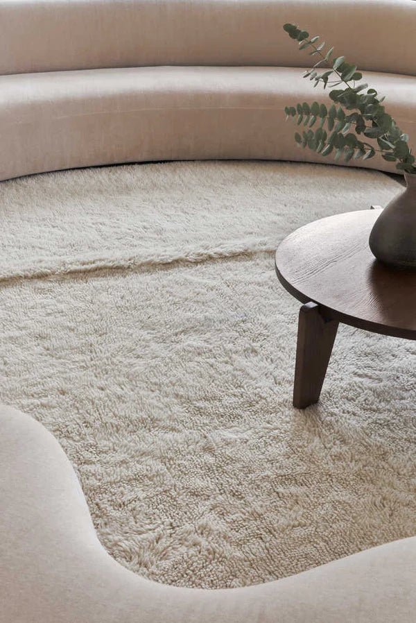 LORENA CANALS - Tapis En Laine Tundra - Mouton Blanc 80 X 140 cm