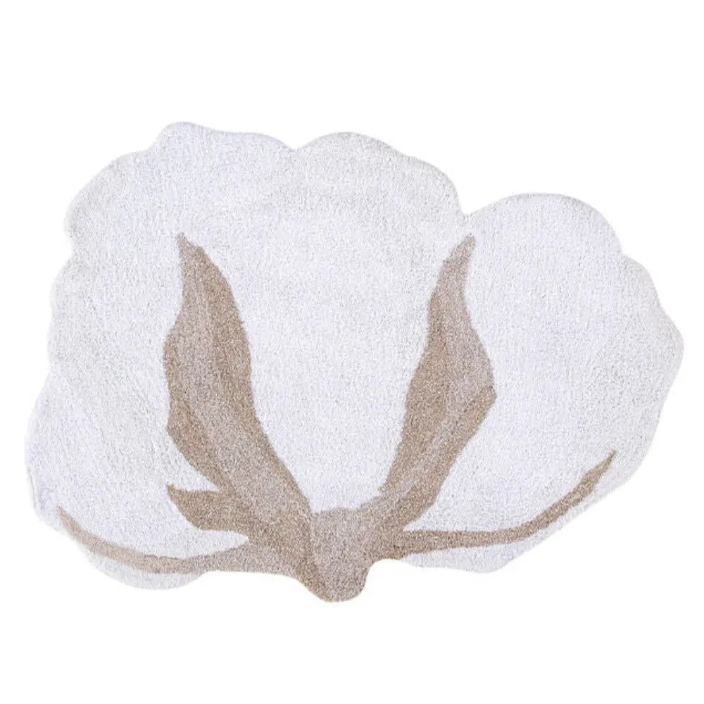 LORENA CANALS - Tapis Lavable Fleur De Coton 120 X 130 Cm