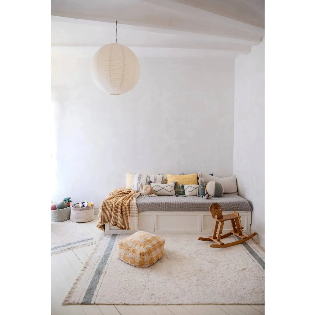 LORENA CANALS - Tapis Lavable Gastro Vintage Blue 90 X 130 cm