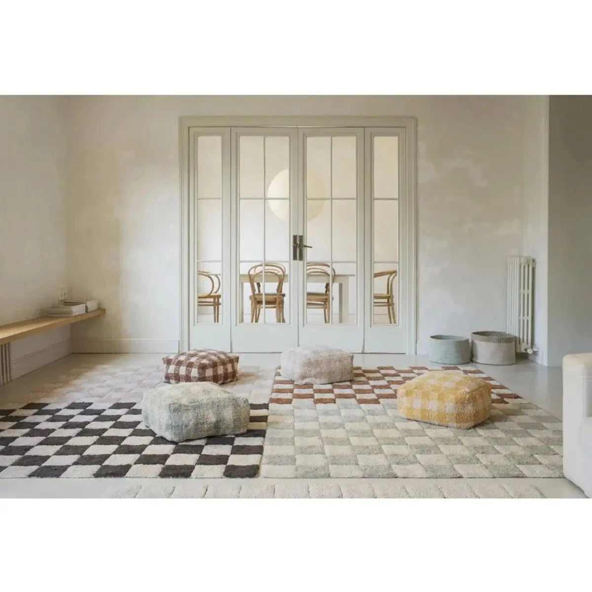 LORENA CANALS - Tapis Lavable Kitchen Tiles Blue Sage 120 X 160 cm