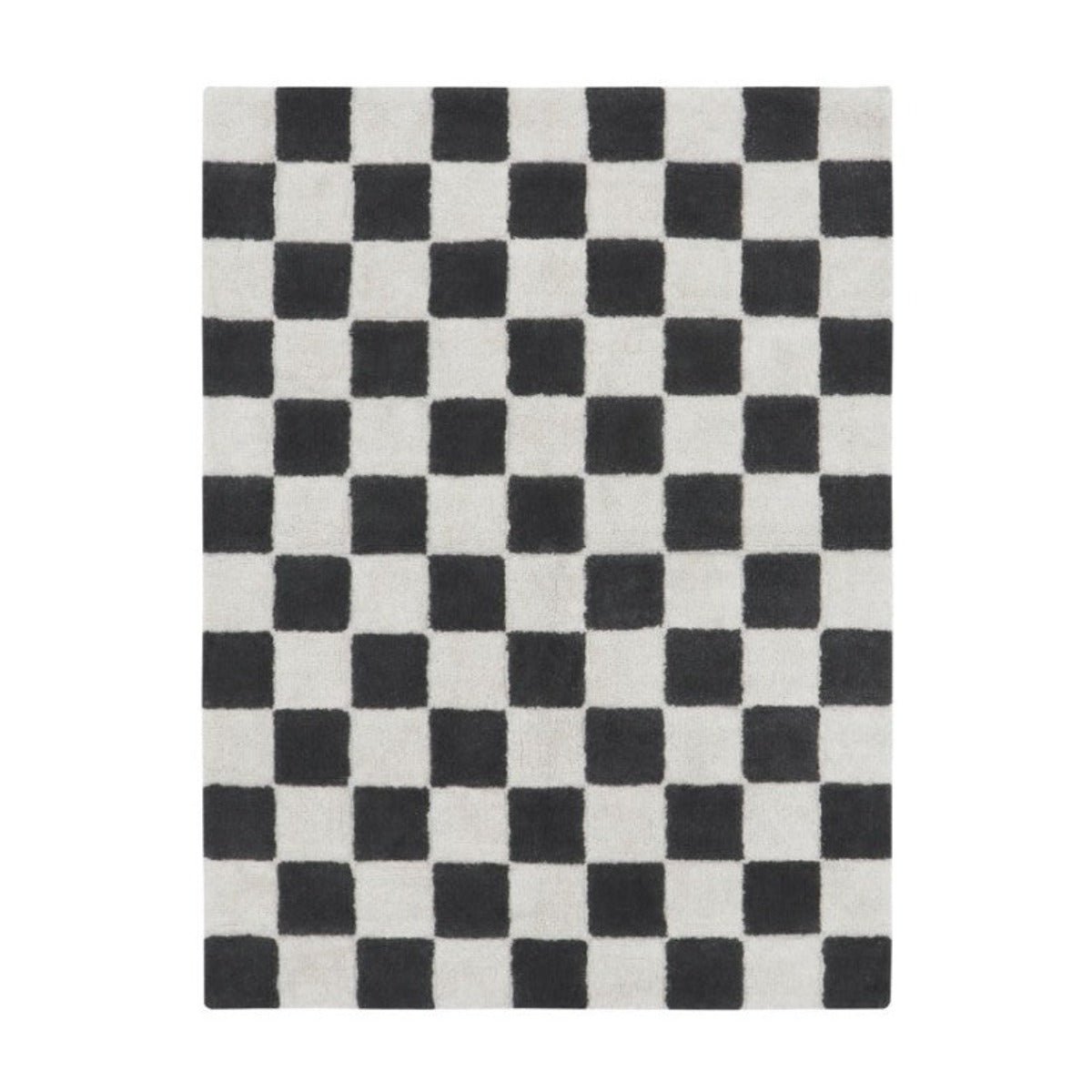 LORENA CANALS - Tapis Lavable Kitchen Tiles - Gris Fonce 120 X 160 Cm