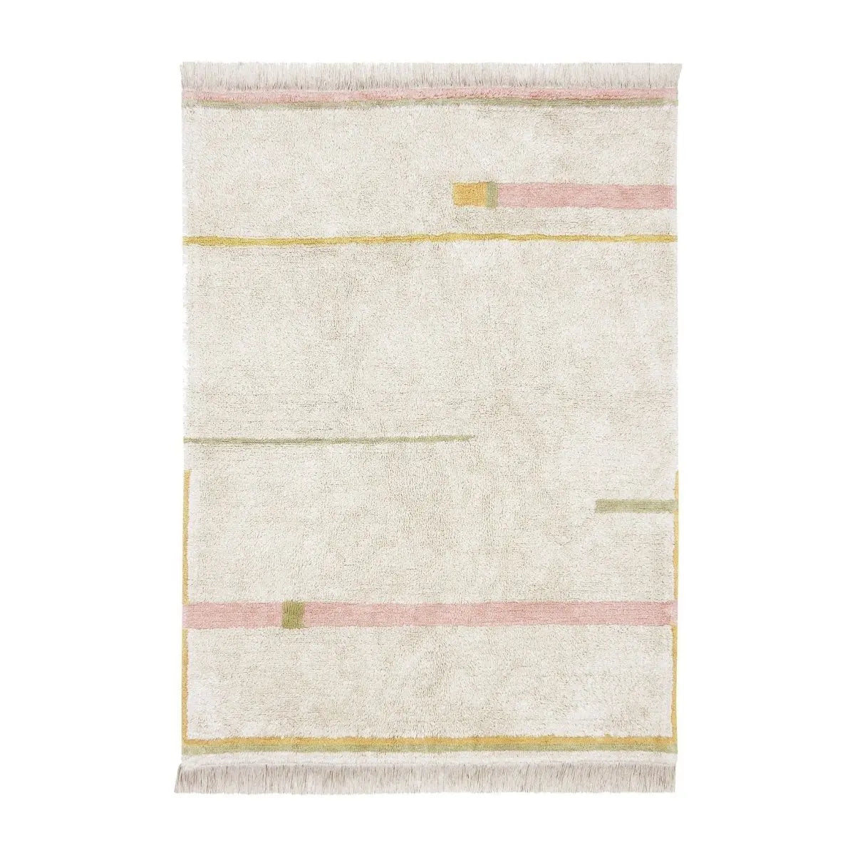 LORENA CANALS - Tapis Lavable Lanes Vintage Nude 90 X 130 Cm