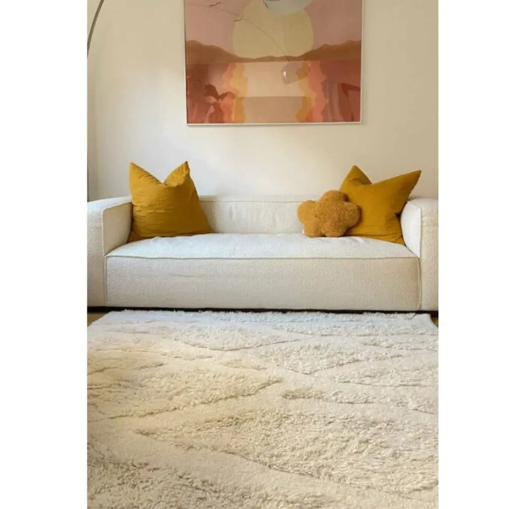 LORENA CANALS - Tapis Lavable Lavable Enkang Ivoire 170 X 240 Cm