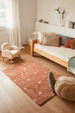 LORENA CANALS - Tapis Lavable Mini Dot Chestnut