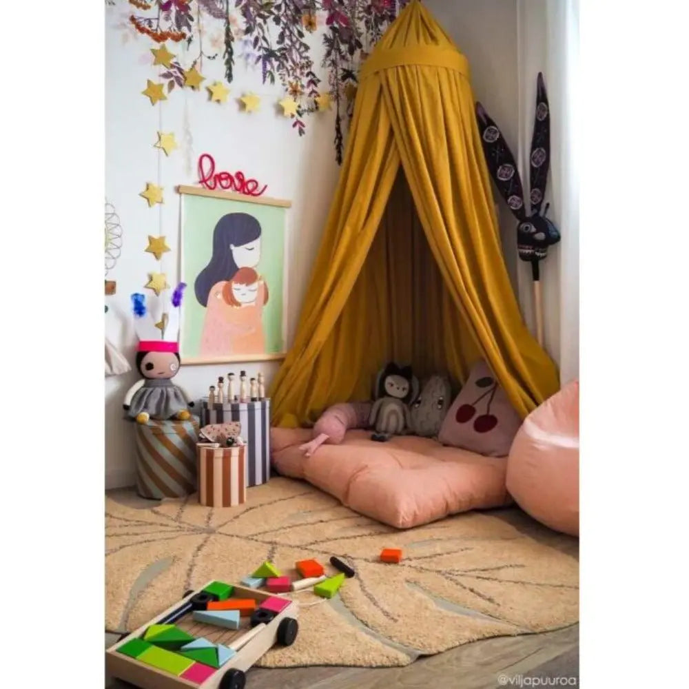 LORENA CANALS - Tapis Lavable Monstera Miel 120 X 180 Cm