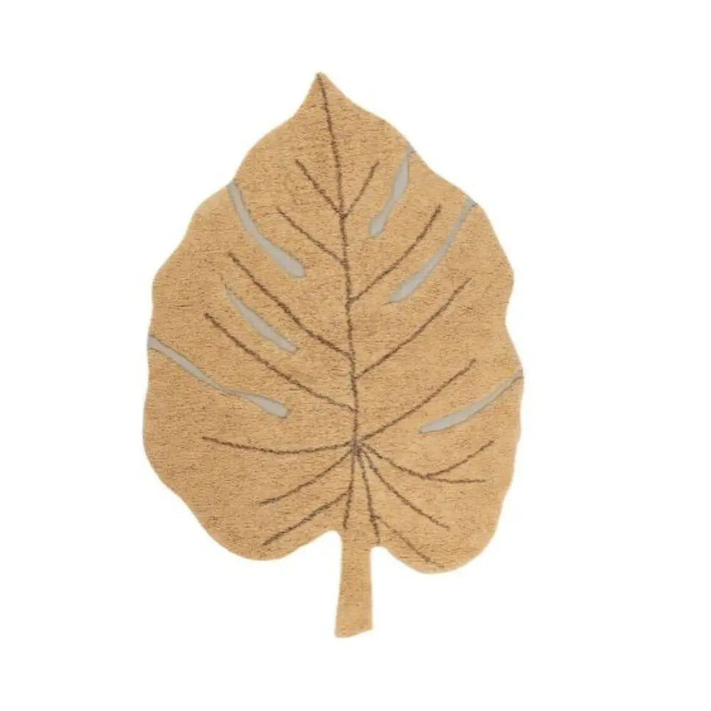 LORENA CANALS - Tapis Lavable Monstera Miel 120 X 180 Cm