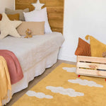 LORENA CANALS - Tapis Lavable Nuages Moutarde