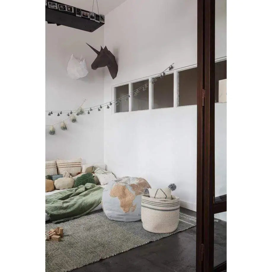 LORENA CANALS - Tapis Lavable Reversible Twin Vintage Blue 170 X 240 cm