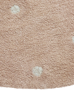 LORENA CANALS - Tapis Lavable Rond Dot Rose