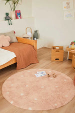 LORENA CANALS - Tapis Lavable Rond Dot Rose