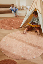 LORENA CANALS - Tapis Lavable Rond Dot Rose